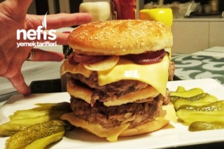 Diyet Ev Yapımı Burger Menüsü – 155 Kkal/100g Tarifi