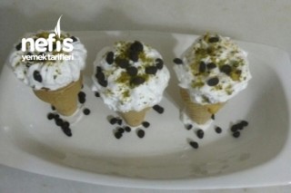 Dondurma Külahında Kek Yapımı Tarifi