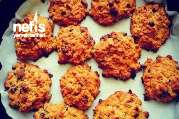 Yulaflı Ve Damla Çikolatalı Kurabiye Nefis Yemek Tarifleri