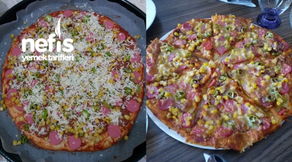 Bol Malzemeli Karışık Pizza Nefis Yemek Tarifleri