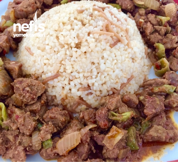 Etli Bulgur Pilavı Yapılışı Videosu Etli Bulgur Pilavı Yapılışı Videosu