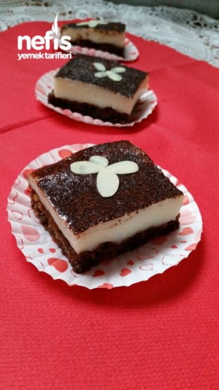 Vanilya Kremalı Çikolata Kareleri