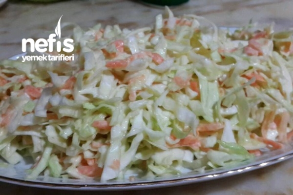 Caslow Salatası ( Beyaz Lahana Salatası)
