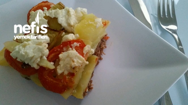 Fırında Patates Köfte Yemeği Nefis Yemek Tarifleri