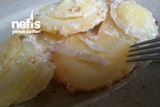 Kremalı Soğanlı Patates Fırında Tarifi
