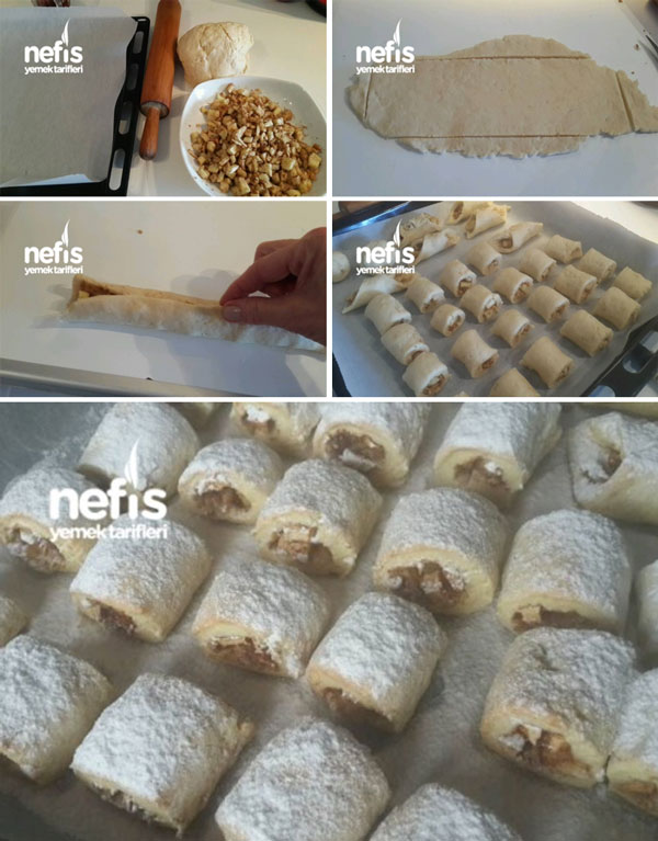 Elmalı Rulo Kurabiye Neşe Sunar Nefis Yemek Tarifleri