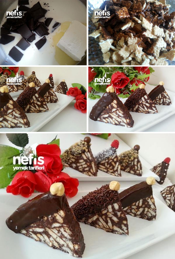 Piramit Mozaik Pasta Nefis Yemek Tarifleri Yeliz�in Tatlı Mutfağı