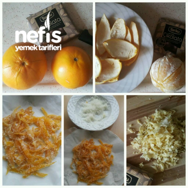 Nefis Portakal Kabuğu Şekerlemesi (fotoğraflı)