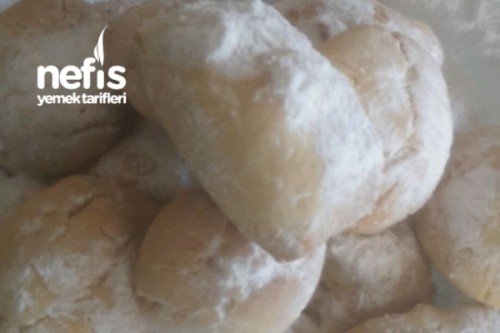 Nişastalı Elmalı Bademli Kurabiye Nefis Yemek Tarifleri