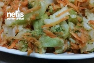 Sirkeli Limonlu Brokoli Ve Karnabahar Salatası Tarifi