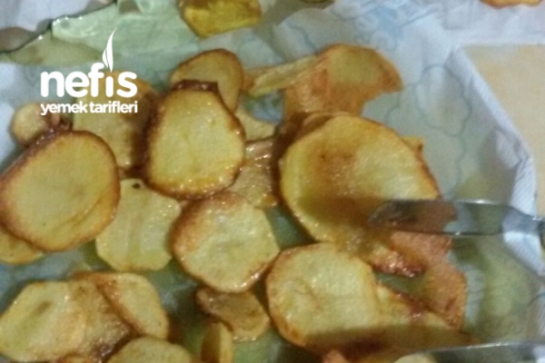 Patates Cipsi ( Hem Fırın Hem Tavada )