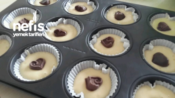 Akışkan Cikolatali Muffinler