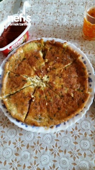 Peynir- Patates- Ispanakli Omlet