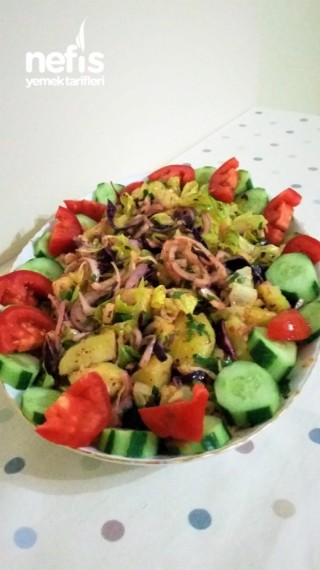 Renkli Patates Salatası