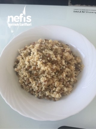 Yeşil Mercimekli Bulgur Pilavı