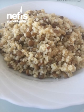 Yeşil Mercimekli Bulgur Pilavı