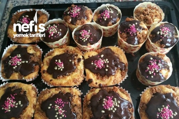Kıtırcıklı Kaymaklı Muflin Kek Nefis Yemek Tarifleri