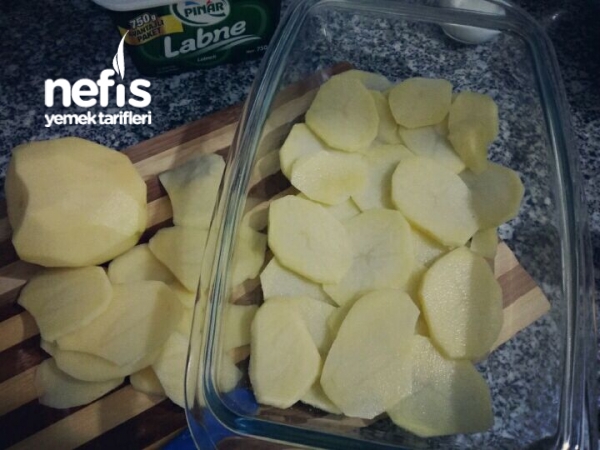 Fırında Nefis Labneli Patates