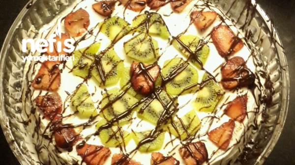 Pandispanyadan Meyveli Pasta Nefis Yemek Tarifleri