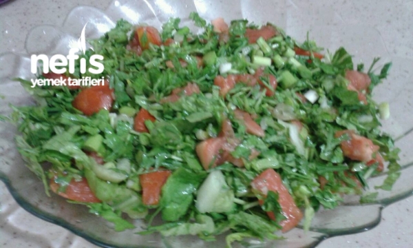 Taze Sarımsak Salatası