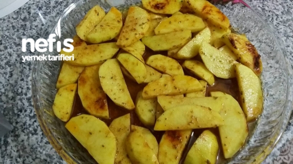 Firinda Elma Dilim Patates