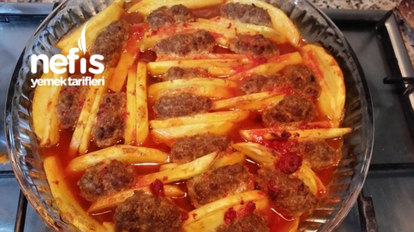 Fırında Patatesli Kofte