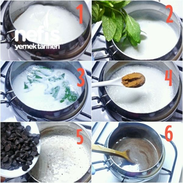 Naneli Sıcak Çikolata Naneli Sıcak Çikolata