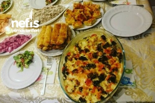 Brokoli Karnabahar Havuc Gratin Tarifi