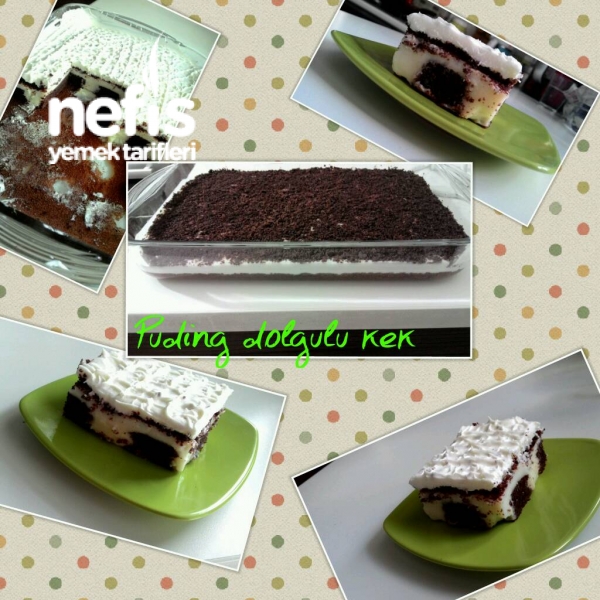 Puding Dolgulu Kek Nefis Yemek Tarifleri 1519081
