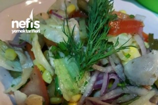 Tavuk Göğsü (But) Salata (Diyet Salata) Tarifi