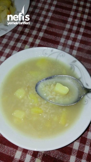 Patatesli Bulgurlu Çorba(hindi Suyuna)