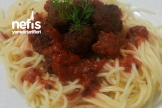 Köfteli Soslu Spaghetti Tarifi