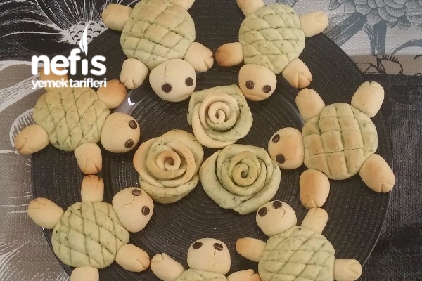 Ispanaklı Kaplumbağa Kurabiye Nefis Yemek Tarifleri