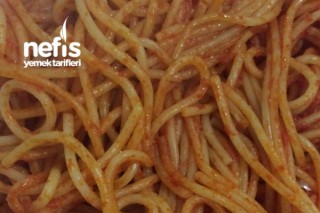 Salçalı Spagetti Tarifi