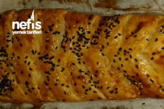 Tel Peynirli Milföylü Pide Börek Tarifi