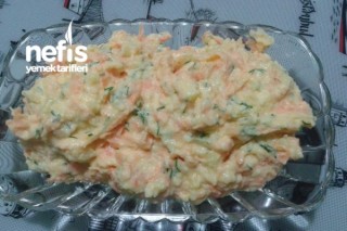 Muhteşem Lezzet Patatesli Havuç Salatası Tarifi