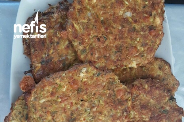 Fırında Tam Buğday Unlu Kabak Mücver Nefis Yemek Tarifleri