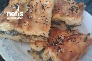 Su Böreği Tadında Ispanaklı Börek Tarifi