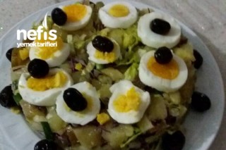 Rengarenk Patates Salatası Tarifi