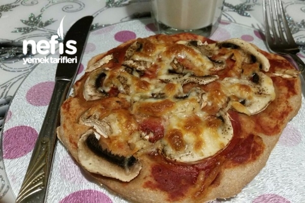 Gerçek Diyet Pizza (Tam Buğday Unundan) Nefis Yemek Tarifleri