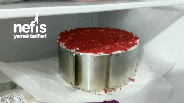 Red Velvet Cake Kadife Dokulu, Kırmızı Pasta
