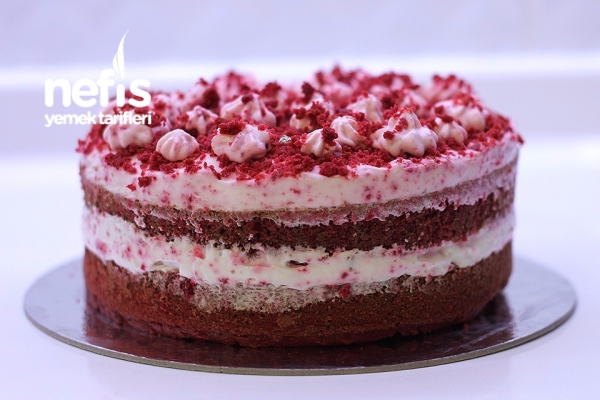 Red Velvet Cake Kadife Dokulu, Kırmızı Pasta