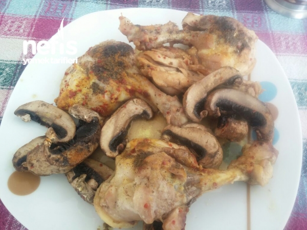Fırında Mantar Tavuk Pirzola