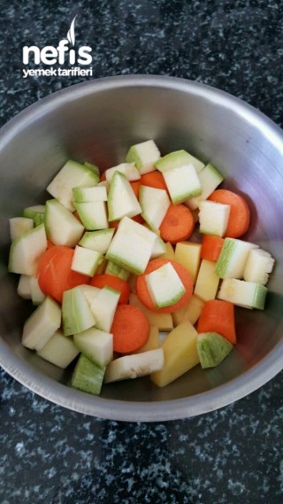 Σούπα λαχανικών για μωρά +6 μηνών Συμπληρωματική τροφή