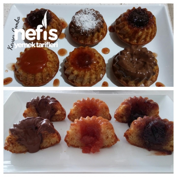 İçi Dolgulu Kolay Kek Tarifi Nefis Yemek Tarifleri