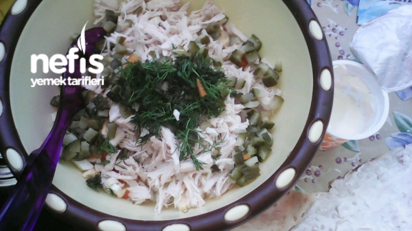 Lavaş Salati,rulo Salat(azerbaycan Metbexi)