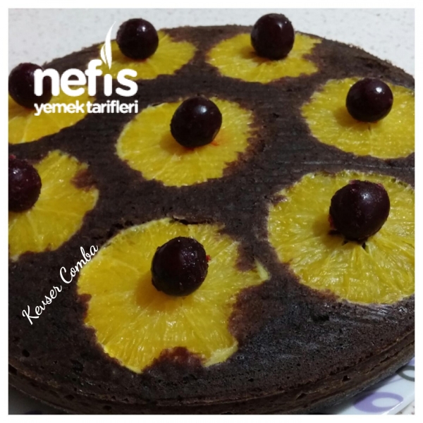 Portakal Dilimli Kakaolu Kek Tarifi (Ölçülü) Nefis Yemek Tarifleri