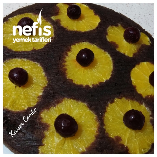 Portakal Dilimli Kakaolu Kek Tarifi (Ölçülü) Nefis Yemek Tarifleri