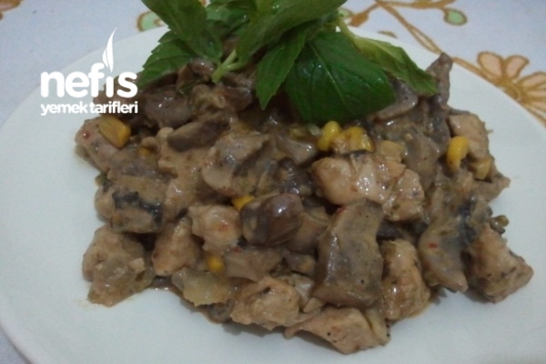 Kremalı Mantarlı Tavuk Sote Tarifi Nefis Yemek Tarifleri