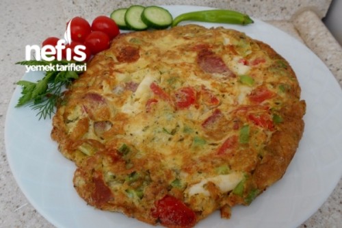 Sebzeli Omlet Yapımı Videosu Sebzeli Omlet Yapımı Videosu